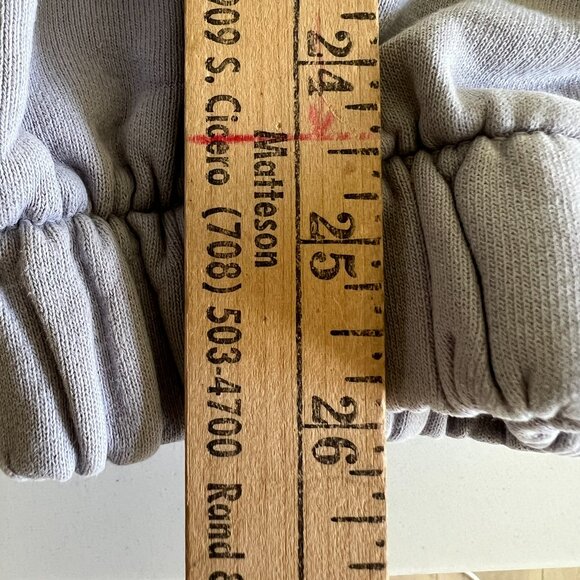 Brandy Melville Sweatpants Womens OS Blue Comfy Fleece Joggers - Picture 5 of 5